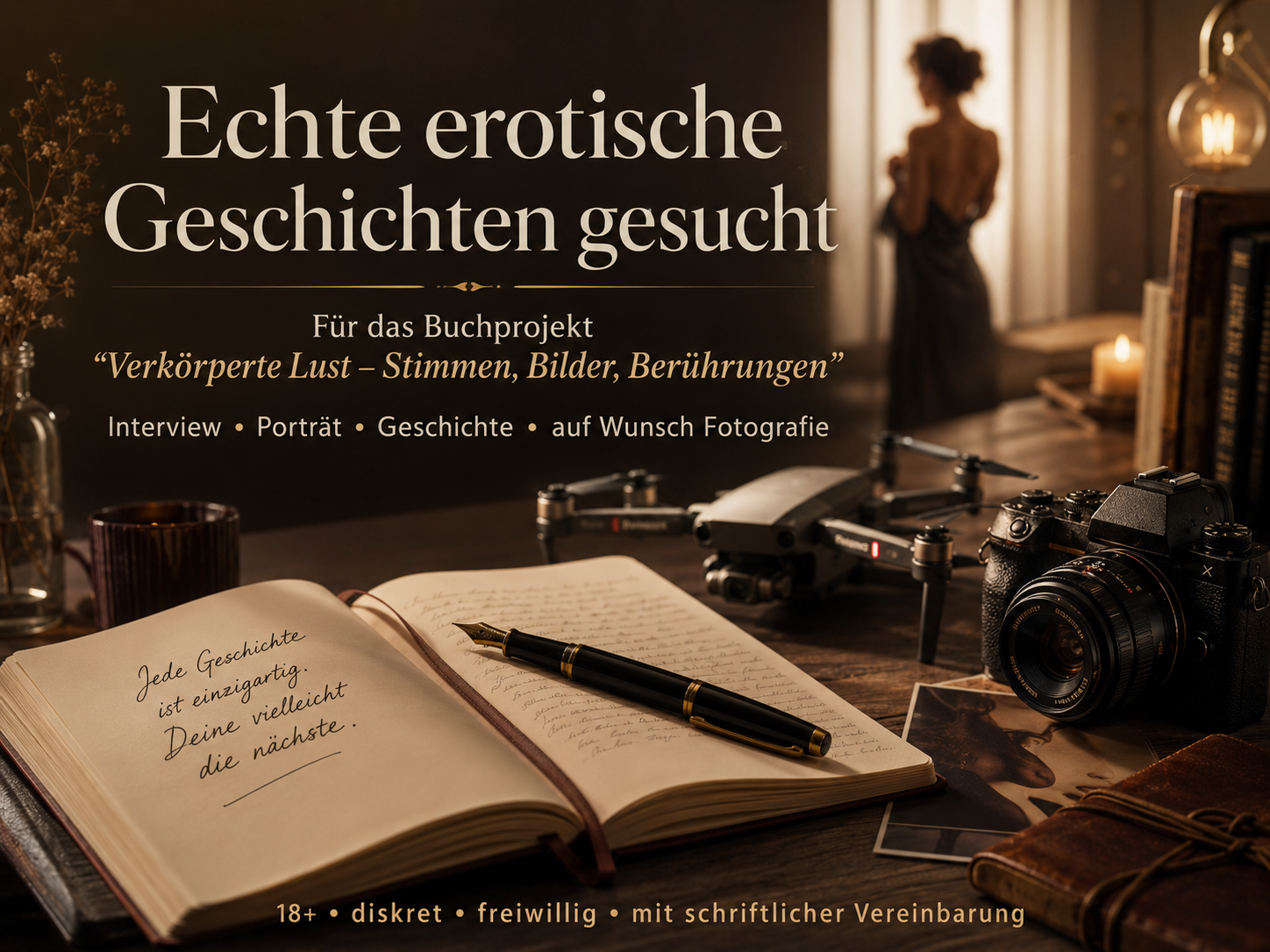 Projekte Aufruf für echte erotische Geschichten zum Buchprojekt Verkörperte Lust