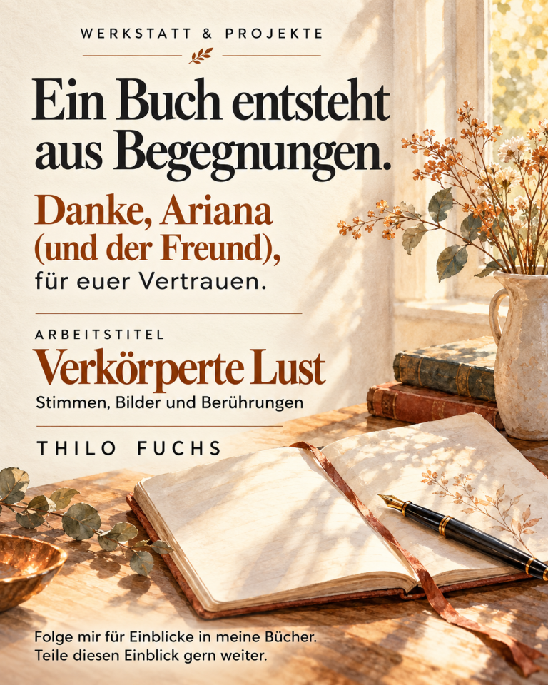 Ein Buch entsteht aus Begegnungen